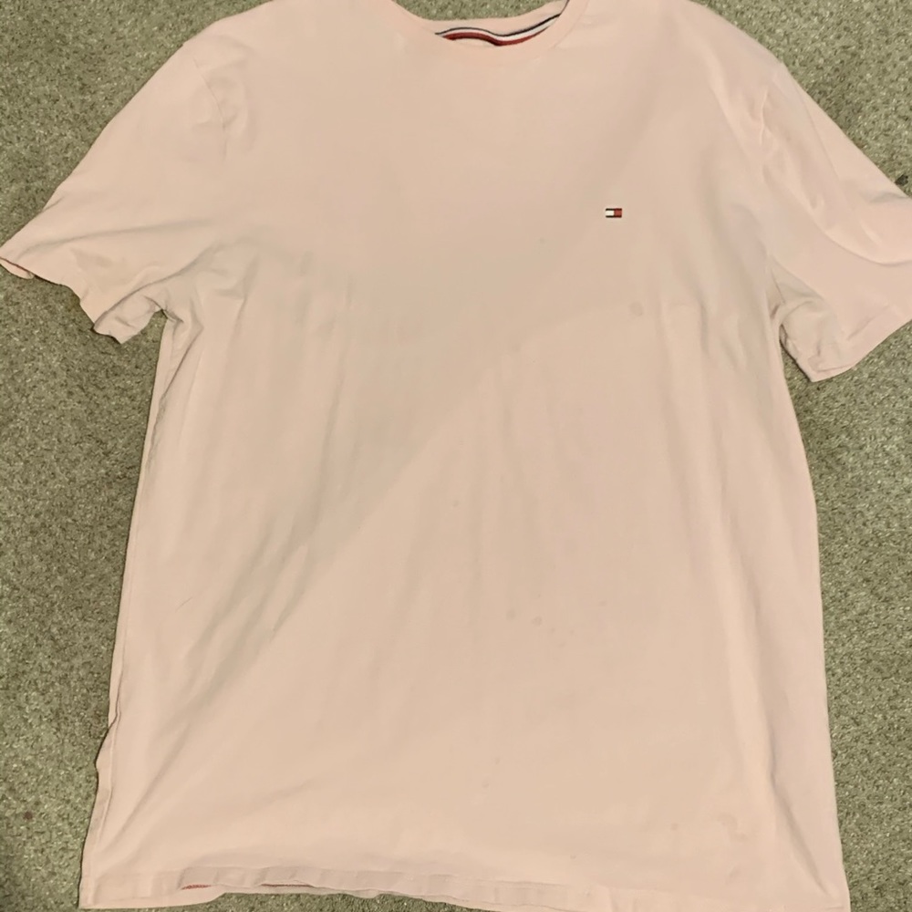 Pink Tommy Hilfiger shirt